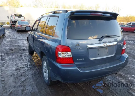 2007 Toyota Highlander Hybrid Limited V6 from USA, damaged, VIN JTEEW21AX70040986